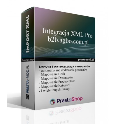 Import produktów XML -b2b.agbo.com.pl