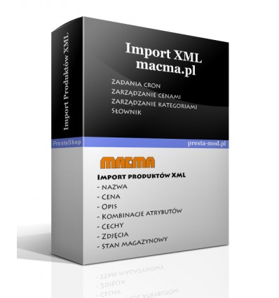 Import produktów http://macma.pl