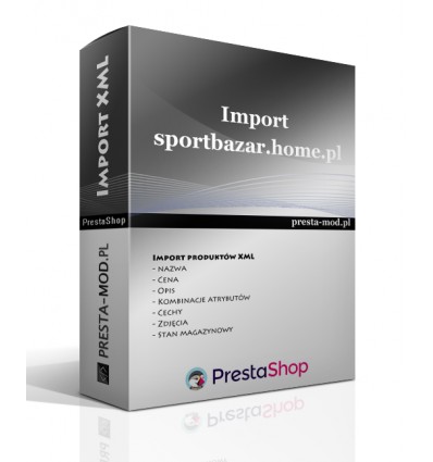 Import produktów XML sportbazar.home.pl