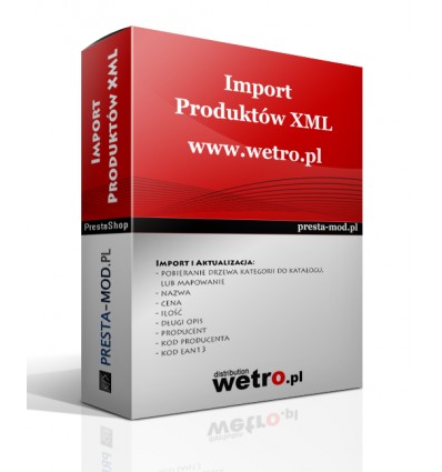 Import produktów XLS demidio.it - PrestaShop
