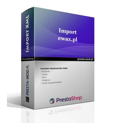 Import produktów - sklep.ewax.pl - PrestaShop